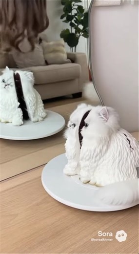 Grumpy Cat HISSES at Owner for Cutting Her Look-alike Cake! 😾🎂💥