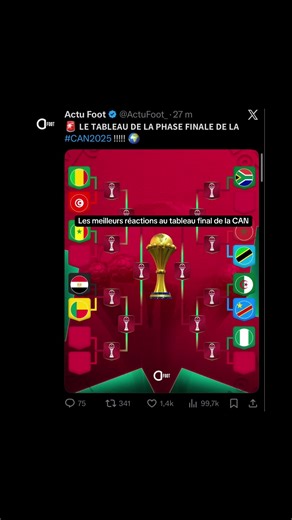 Réactions épiques au tableau final de la CAN 2025