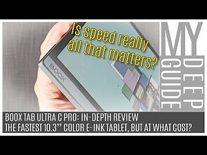 Boox Tab Ultra C Pro: In-Depth Review. The Fastest Colour E-Ink Android 12 Tablet, But at What Cost?
