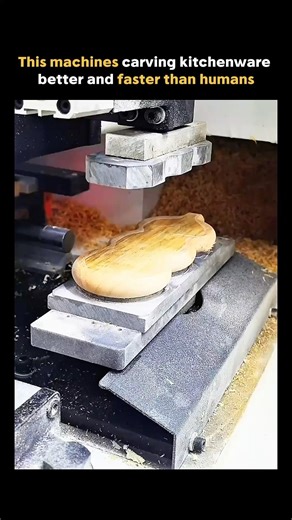 Satisfying CNC molding with wood!