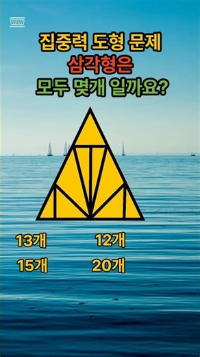 This is a geometry problem designed to test concentration. How many triangles are there in total?