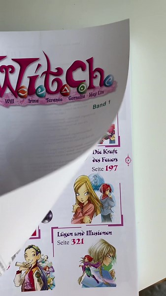 Back then the W.I.T.C.H. magazines were the only thing I spent my pocket money on ❤️ so excited that they are back in this beautiful hardcover edition ✨ #witch #witchmagazine #comics