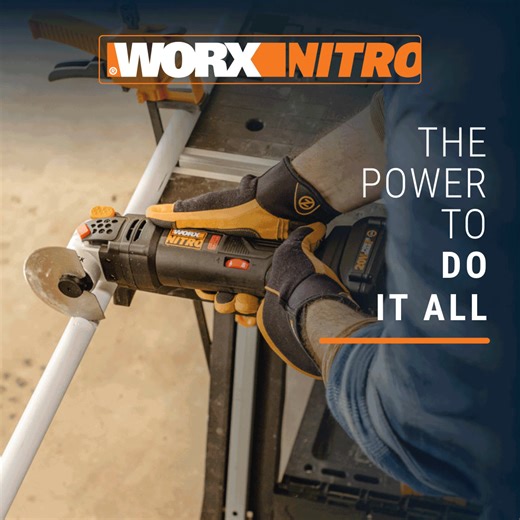 Maximize control and get the job done with Worx Nitro Oscillating Multi-Tool 🔥 With cordless design and a universal fit interface, take on any project, any time 🙌 | WORX Tools