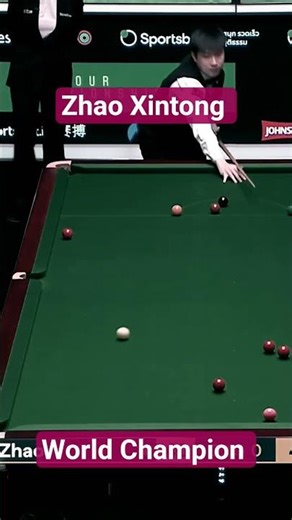 Xintong on fire. #zhaoxintong #snookerplayer #tourchampionship2026 #longpot #worldchampion