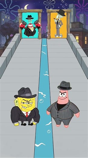 Game Mafia Boss Spongebob x Patrick Star #shorts #funny #gaming #trend