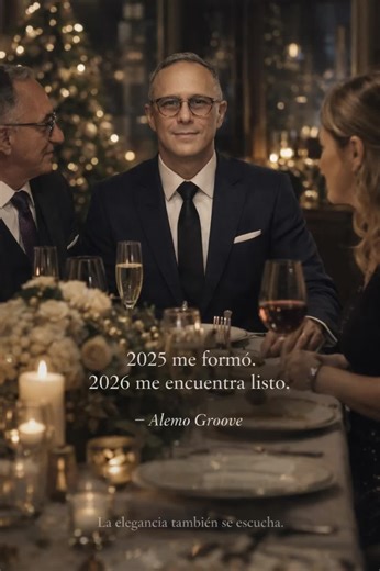 Cerramos un año que nos formó. Abrimos otro que nos llama a decidir mejor. Que el 2026 nos encuentre con la mesa puesta, el corazón en calma y el carácter firme. Que haya salud para abrazar, claridad para elegir y silencio para escuchar lo que importa. Feliz 2026. Que llegue con propósito, y se quede con elegancia. — Alemo Groove La elegancia también se escucha. #AlemoGroove #Feliz2026 #Propósito #Elegancia #Decisiones