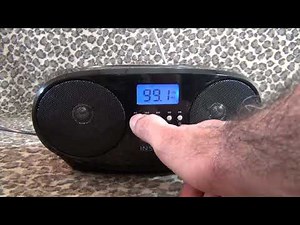 insignia CD boombox how to use and review