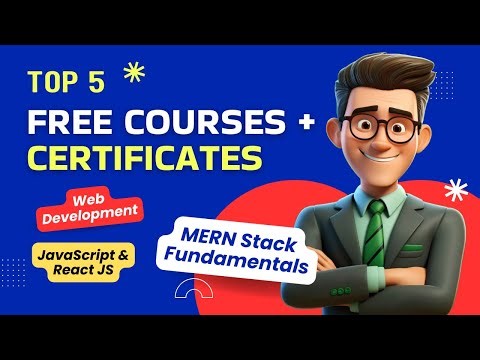 Top 5 Free Web Development Courses with Free Certificates 2025 | Learn Full Stack Development 🚀