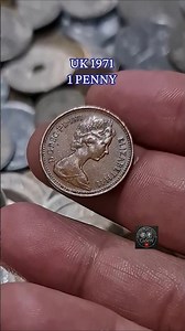 UK 1971 ONE PENNY #coin #coinsworthmoney #coincollecting #coincollection #coinhunting #ytshorts #yt