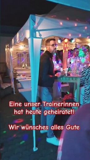 Wedding of a cheerleading coach