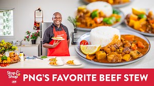 1.3K views · 222 reactions | Cooking with Tolai Chef, Stop & Shop style! In today’s recipe, he showcases how the humble stew is always a crowd pleaser. Watch and tell us in the comments on what your winning ingredients are when it comes to home-cooked stews. Make your Neighbours jealous, cook with Stop & Shop #SNS #StopNShop #cooking #localproduce #flavours #TolaiChef #ShopWithUs #CookLikeTolaiChef #ComfortFood #Recipes | Stop & Shop PNG | Facebook
