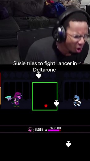Susie vs Lancer in Deltarune: Epic Showdown