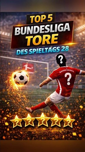 ⚽🔥 Absolute Traumtore!🤯Top 5 Tore des 28. Spieltags der Bundesliga #bundesliga #fußball #traumtor