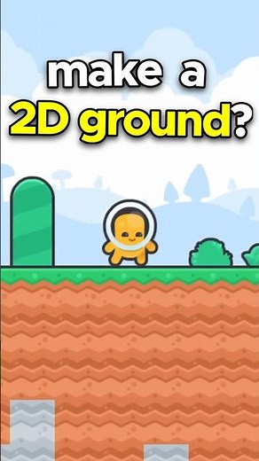 The quickest way to make a 2D ground in Godot!