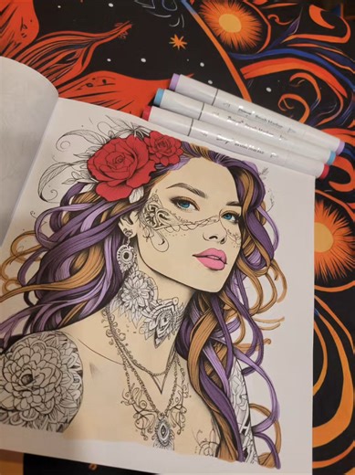 Day 3 Coloring my Coloring Book