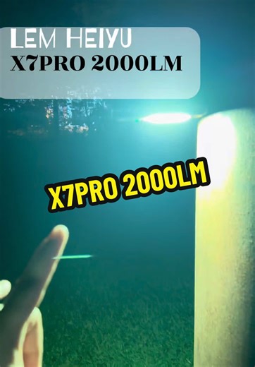 Explore the X7PRO 2000LM Waterproof LED Flashlight