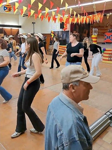 NOTHING LIKE THIS ❤️Linedance Catalan Style with Laura Jones & Carol Cuypers in France #dance #event
