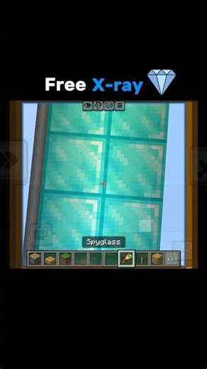 Minecraft Free X-ray 😯😯 #shorts #viralshort #minecraft