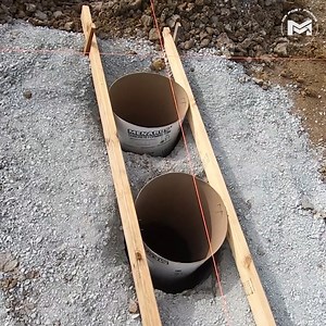Pouring COLUMN Footings | MR Post Frame