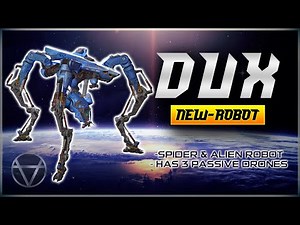[WR] 🔥 New Alien Bot DUX Has 3 Passive DRONES – Gameplay | War Robots