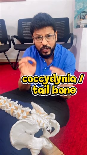 CARC on Instagram: "Tailbone pain, medically known as coccydynia, is discomfort felt at the base of the spine 🦴 and is often caused by prolonged sitting 🪑, poor posture, minor injuries such as falls 🤕, or strain from activities like sports 🏃‍♂️ or carrying heavy backpacks 🎒. It is fairly common during the teen years due to growth and posture changes 📈. In most cases, the pain improves with simple steps such as maintaining good posture ✅, using a cushion when sitting, taking regular movemen