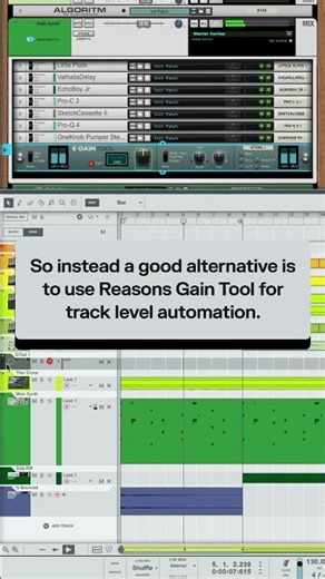 A smoother way to handle volume automation