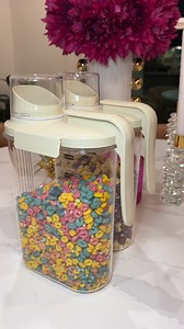 Comment B452 for the link sent to your DM!🤍 I love my cereal storage containers!🥣🩷 #amazonfinds #amazonfavorites #founditonamazon #amazonmusthaves #amazonorganization #amazonkitchen #amazonkitchenfinds #amazonhome | Kortney and Karlee