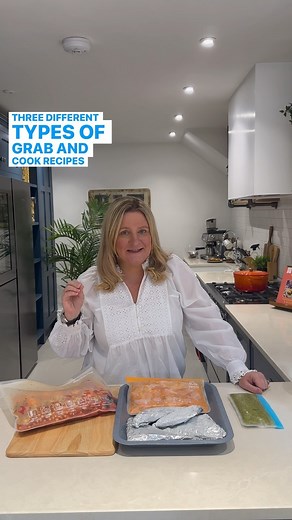 The 3 types of grab and cook recipes!! A grab and cook recipe is simply a recipe prepared in advance and frozen for whenever needed. No cooking prior to freezing just making it up in advance ready to grab and cook. These recipes are split into 3 types… 1. One pot meals- these are when you throw the fully prepared grab and cook meal into a pot, slow cooker or pressure cooker. 2. One tray recipes- these are recipes where you are cooking on a tray, recipes like kebabs and tray bakes. 3. No cook rec