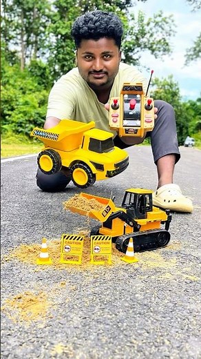 Remote Control Excavator, Bulldozer, JCB & Dumper Truck Unboxing 🚜 | RC Construction Toys