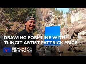 How to Draw Formline on a Painted Canvas