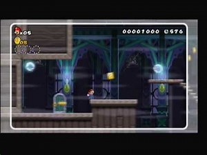 New Super Mario bros Wii - World 4 - Boo's Mansion : Secret Finish