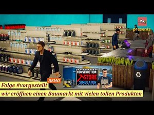 Construction Store Simulator #introduced: we're opening a hardware store with lots of great products