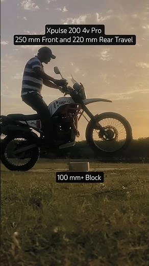 Xpulse 200 4v Pro gets Best Adv Suspension in its Class #heromotocorp #xpulse2004v #xpulse #viral