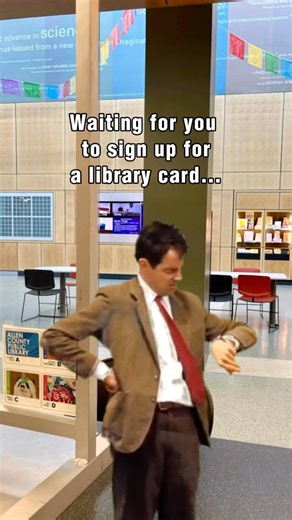 🦗 The crickets are getting impatient… 👀 Live in Allen County? Your FREE ACPL library card is waiting! Bring a valid ID to any branch or sign up online. We promise we’re more fun than the crickets. 😉 | Allen County Public Library