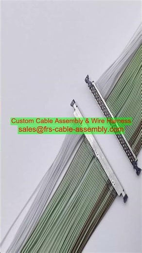 micro-coax Sweden supplier Bundled Micro Coaxial Cables micro coax connector for robotics 46 AWG