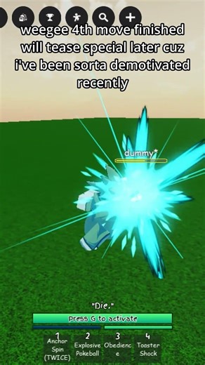 weegee move slop 4 #jjs #roblox #shorts