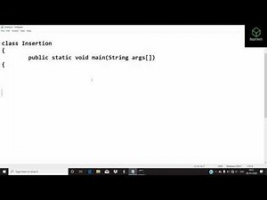 Insertion sort on java || descending order sorting on java || java coding #coding #programming #java