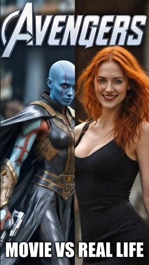 avengers in real life side by side comparison