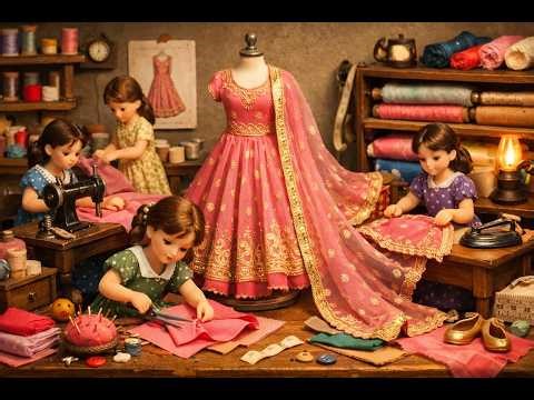 Little Tailor’s Big Magic ✨👗 | Adorable Tiny Helpers Sewing Story