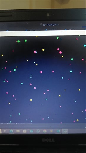 Neon particle graphics#coding #python #programming #crazy