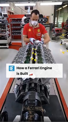323K views · 3.1K reactions | This timelapse footage posted by Ferrari shows how a V12 engine is built in their factory in Maranello. | Interesting Engineering | Facebook
