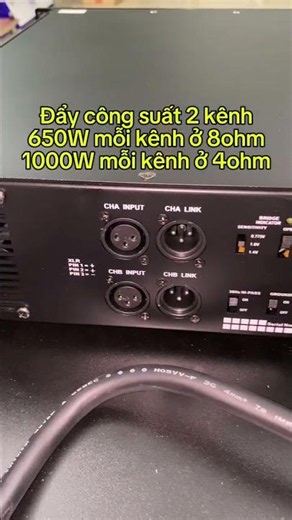 Đẩy công suất 2 kênh chính hãng QSV Q2650 chất lượng. Lh: 0972 992 125
