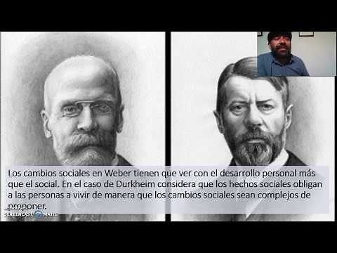 El cambio social según Max Weber y Émile Durkheim