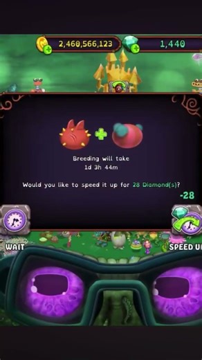 EPIC SCUPS BRED ON WATER ISLAND! MY SINGING MONSTERS #mysingingmonsters #msm #shorts
