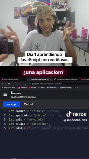 Dia 1 aprendiendo javascript