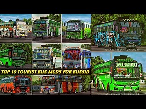 TOP 10 BEST KERALA TOURIST BUS MODS For Bussid😍Zedone Mod For Bussid | Tourist Bus Mod #bussidmod