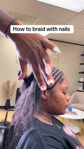 I get asked this question a lot! . How do i braid with nails on!?!?! . Honestly it comes with time. My nails is always done for the most part so it’s honestly easier with them vs without them! . . . #tsuhairstylist #houstonhairstylist #explorepage✨ #houstonbraider #houstonbraiders #houstonbraidstylist #milwaukeehairstylist #contentdeveloper #contentmarketingtips #contenttips #lahairstylists #northcarolinahairstylist #atlbraiders #atlbraidstyles #atlhairstylists #contentcoach #vegashairstylist #c