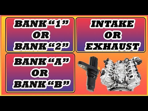 Code P0340 P0341 Camshaft Position Sensor Replacement Toyota Highlander V6 Engine Bank 1 Intake