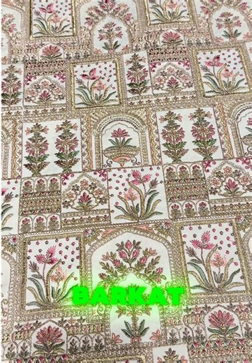Barkat satin silk embroidery ❤️🤌👀🥹 ideal for making men sherwani.gowns and lehengas DM OR WhatsApp on 91 8130130699 Website - www.fabricforever.in #dresses #trending #lehenga #dupatta #fabricforever
