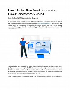 How Effective Data Annotation Services Drive Businesses to Succeed - SlideServe